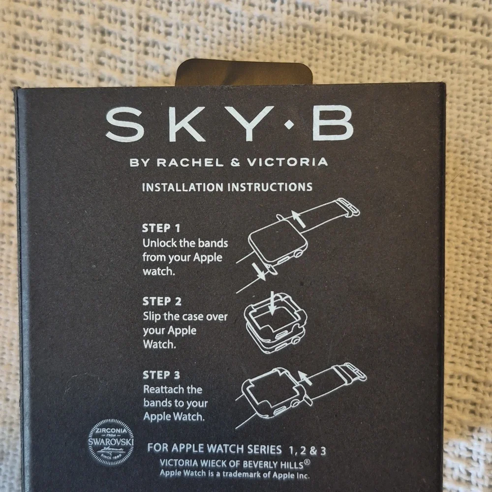 NIB SKY•B Apple Watch Triple Halo Protective Case For Series 1-3 Rose Gold 40mm